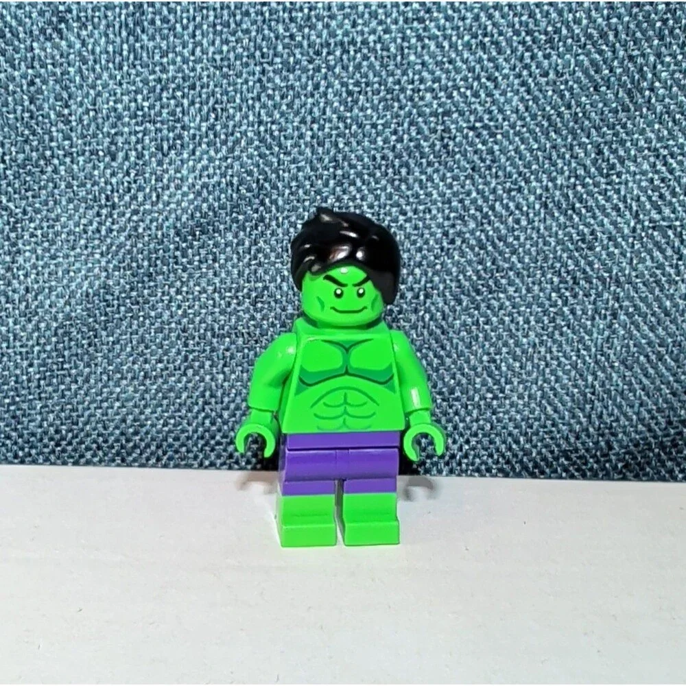 LEGO Hulk Minifigure sh711 Spidey Amazing Friends Marvel Purple Pants Loose